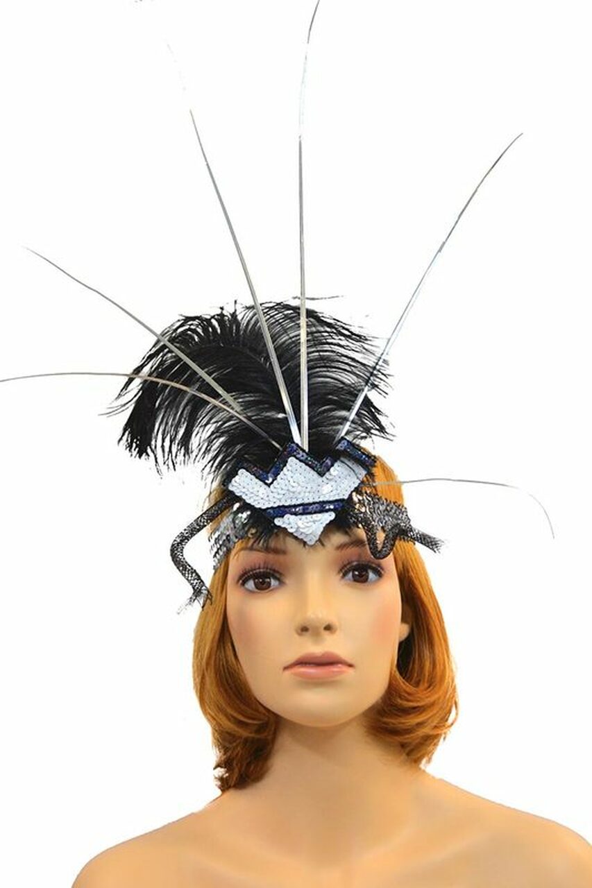 Flashy Feather Headband