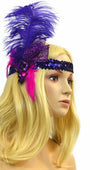 Flashy Feather Headband