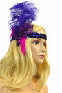 Flashy Feather Headband