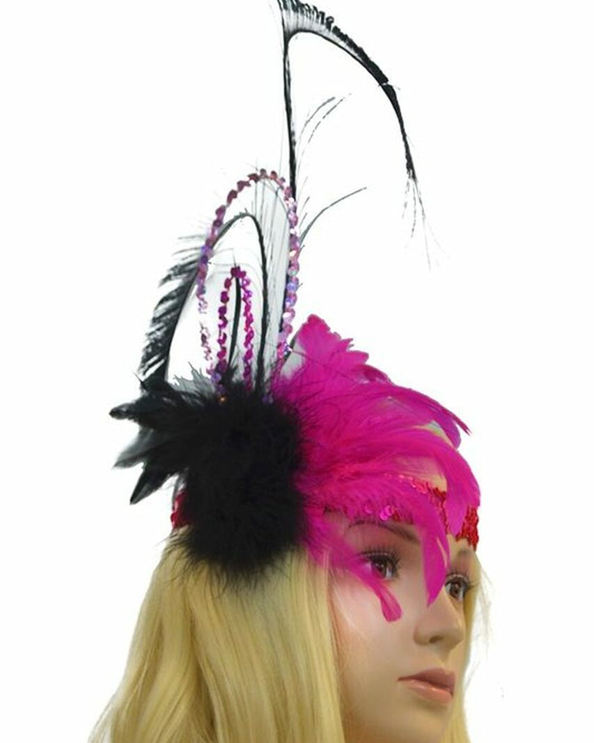 Flashy Feather Headband