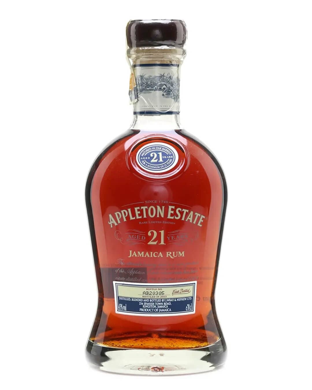 Appleton Estate 21 Year Old Rum, 70 cl