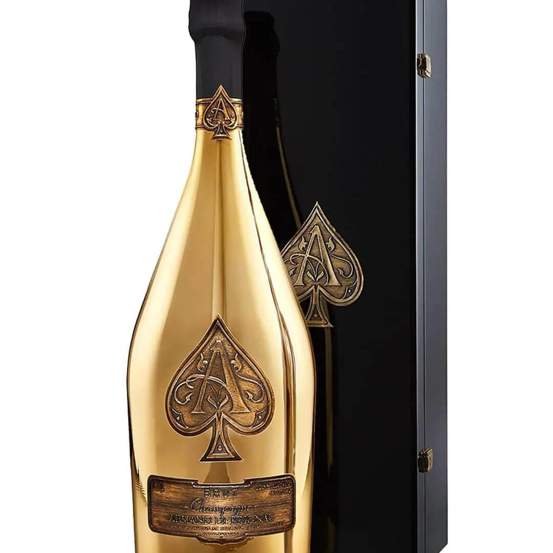 Armand de Brignac Ace of Spades Brut Gold Champagne Magnum in Gift Box, 1.5 L
