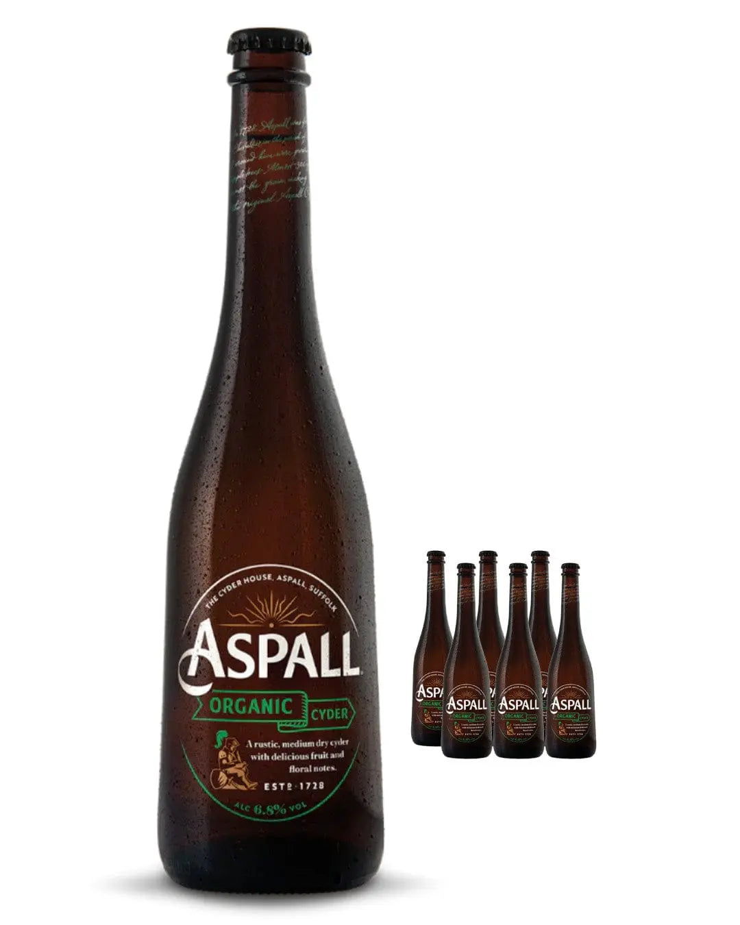 Aspall Organic Cyder Multipack, 6 x 500 ml