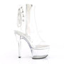 6" Heel Clear Open Toe-Heel Platform Boot*