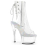 6" Heel Clear Open Toe-Heel Platform Boot*
