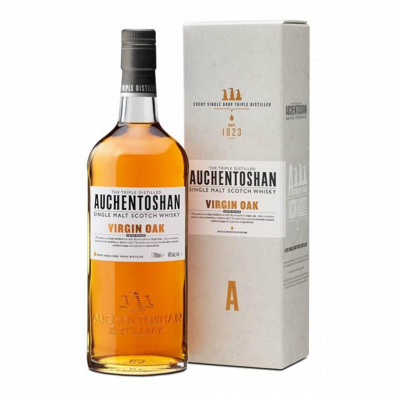 Auchentoshan Virgin Oak Single Malt Scotch Whiskey 750 ML