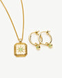 August Birthstone Necklace & Charm Earrings Set | 18ct Gold Vermeil/Peridot Necklaces Missoma 