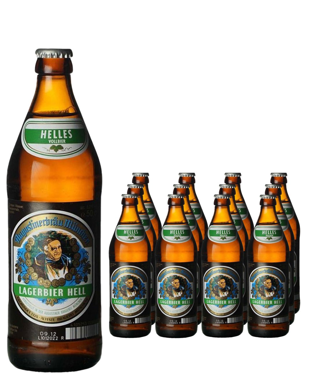 Augustiner Helles Lager Multipack, 12 x 500 ml