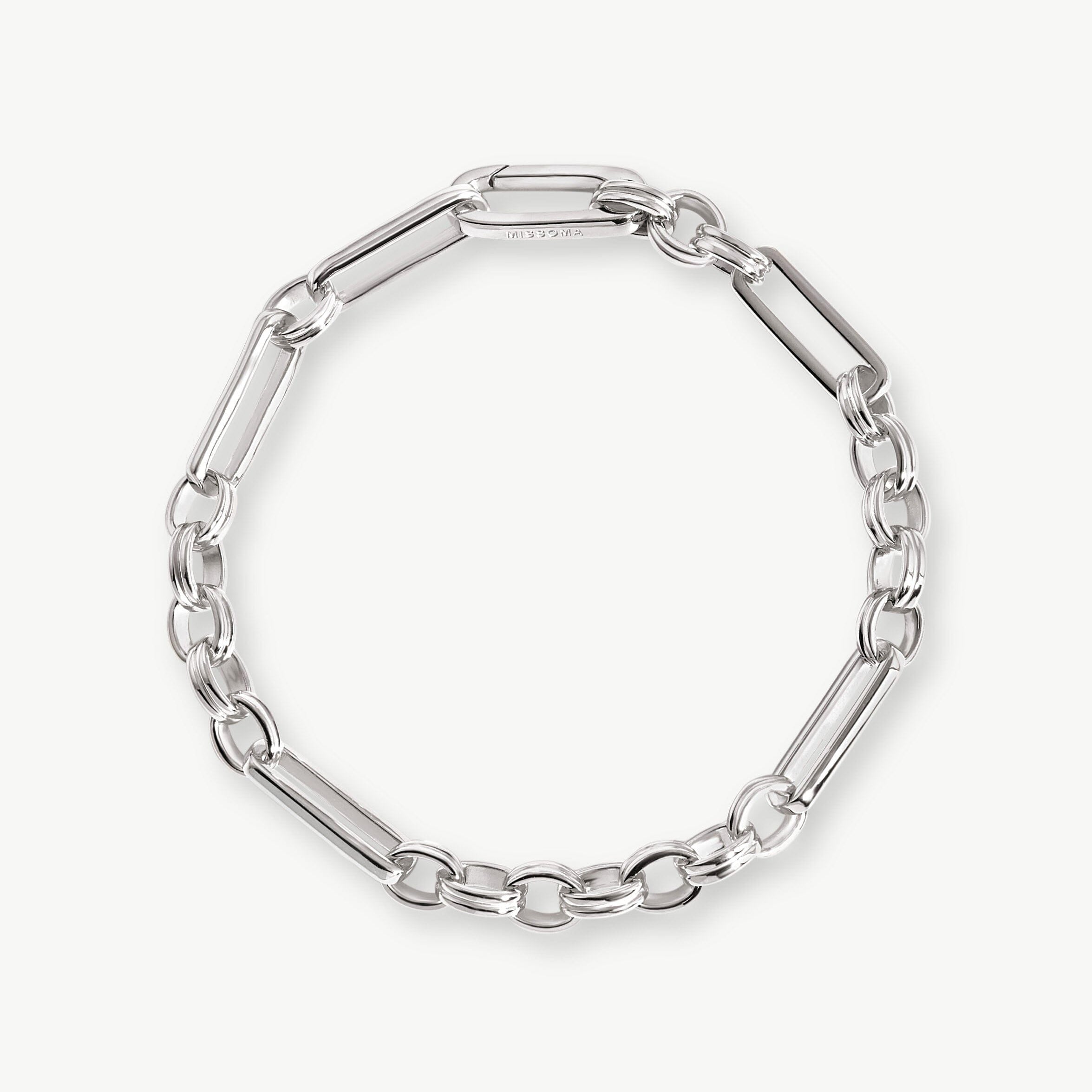 Axiom Chain Bracelet | Silver Plated Bracelets Missoma 