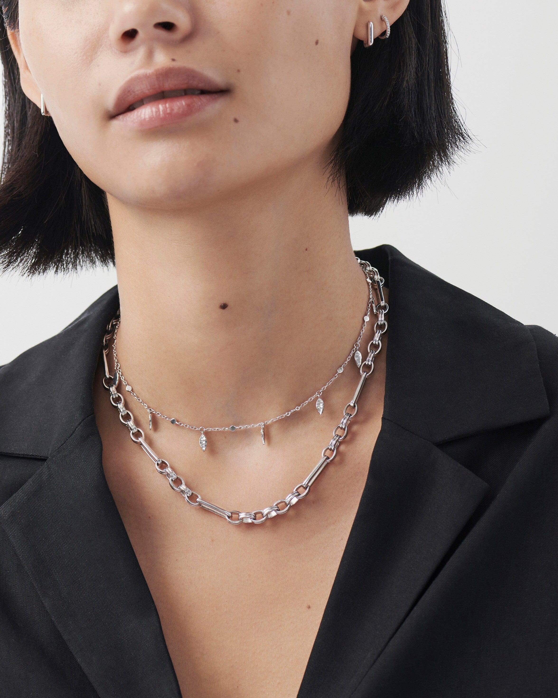 Axiom Chain Necklace | Silver Plated Necklaces Missoma 