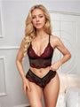 Sexy Swirl Lace Bralette Set