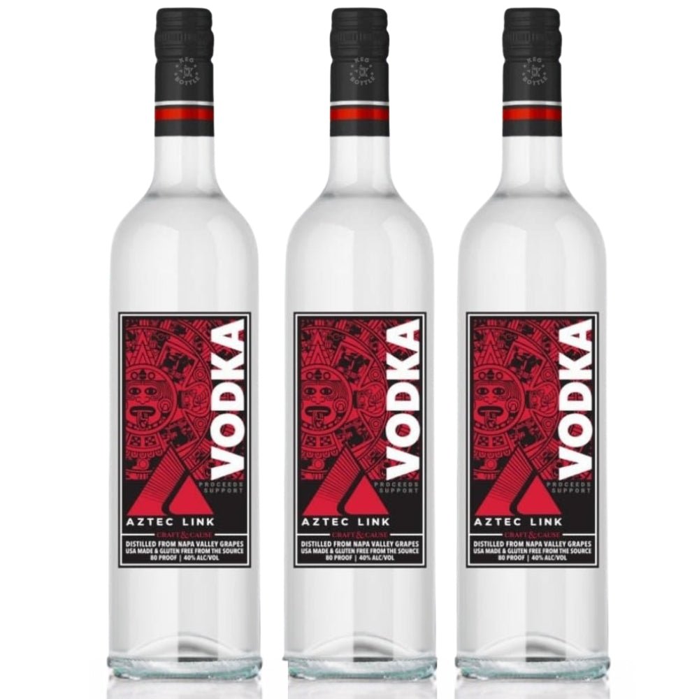 Aztec Link Vodka - 3 Pack (750 ml)
