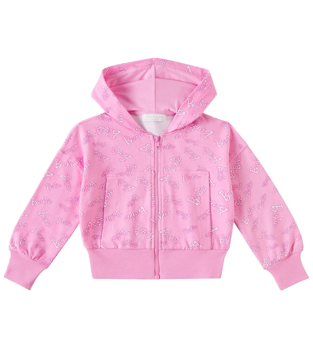 Monnalisa - sudadera de jersey de algodón estampado x Barbie®