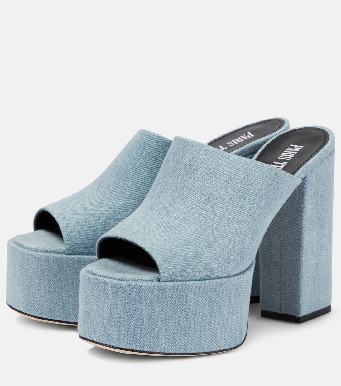 Paris Texas - Sasha denim platform mules