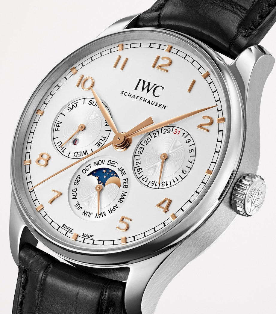 Stainless Steel Portugieser Perpetual Calendar Watch 42mm