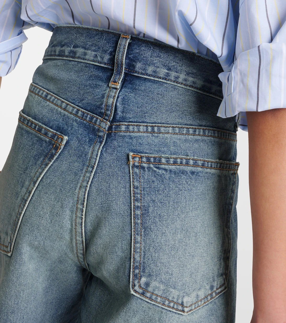 Nili Lotan - Russel low-rise denim shorts
