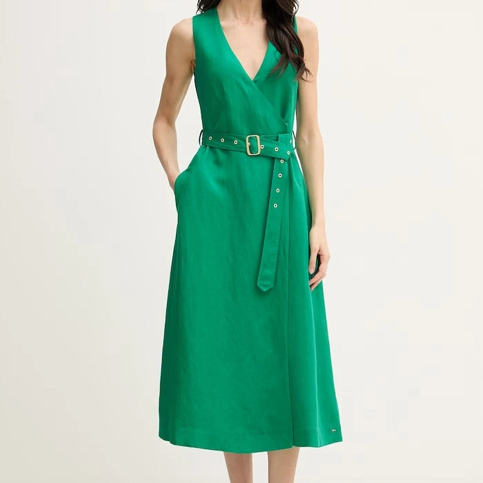 Tommy Hilfiger рокля с лен