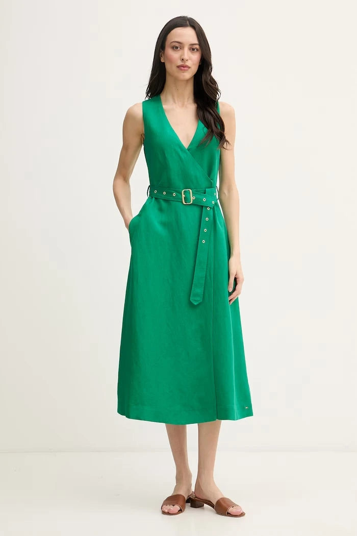 Tommy Hilfiger рокля с лен