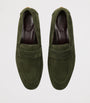 Bougeotte Green Suede Flaneur Loafers