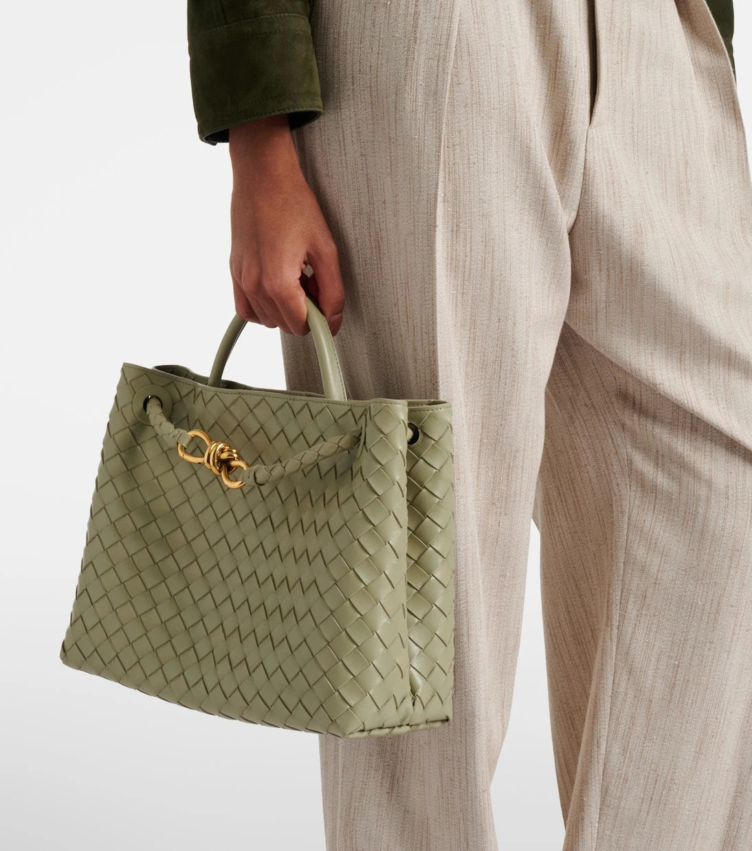 Bottega Veneta - Andiamo Medium leather tote bag