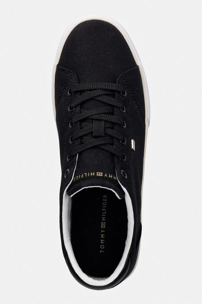 Tommy Hilfiger TH LOW PROFILE VULC CANVAS kadın düşük kesim spor ayakkabı