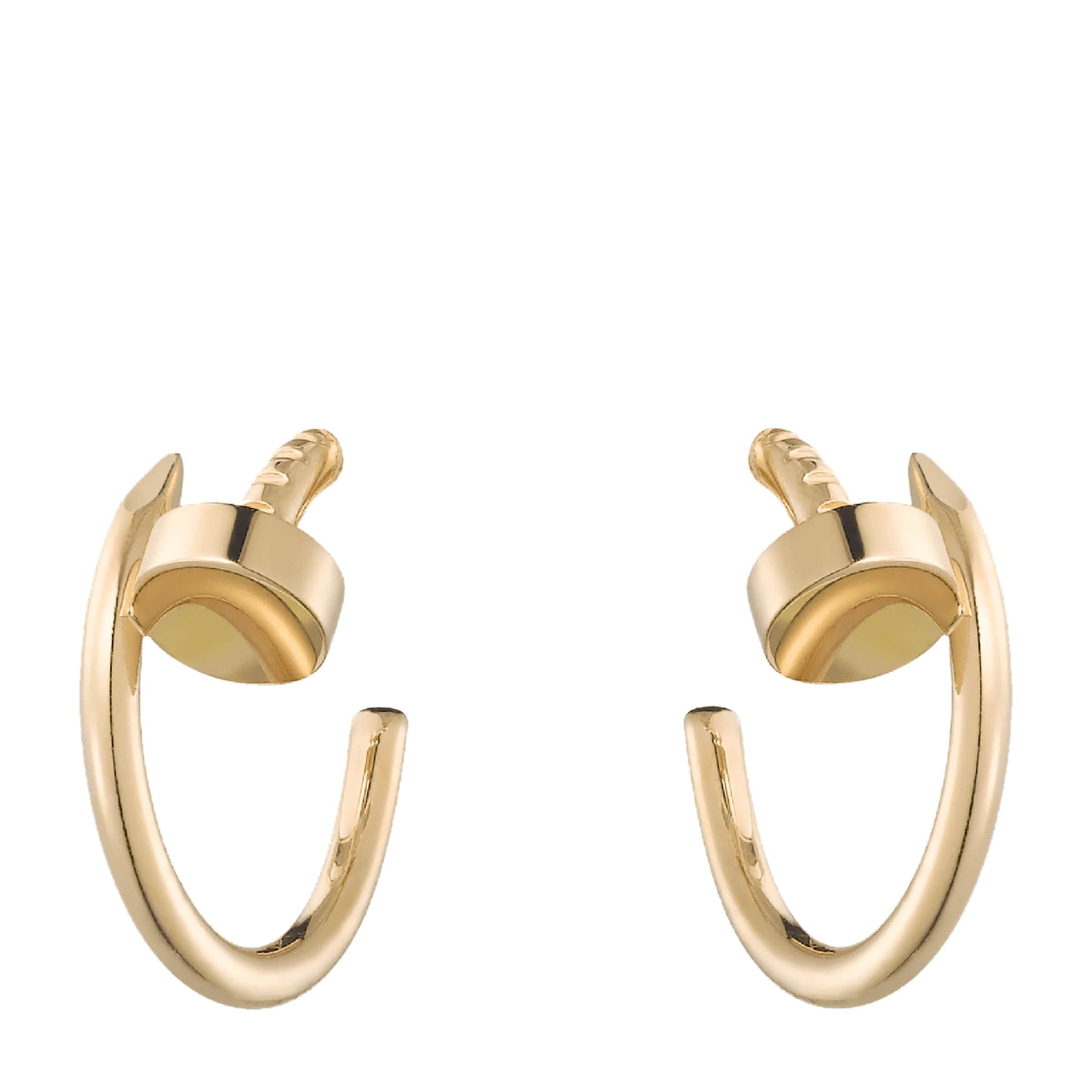 Cartier Yellow Gold Juste un Clou Hoop Earrings