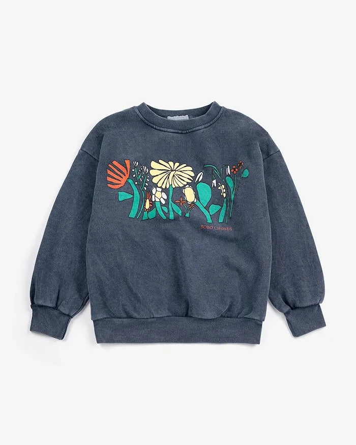 Bobo Choses Color Herbalist Çocuk Pamuklu Sweatshirt