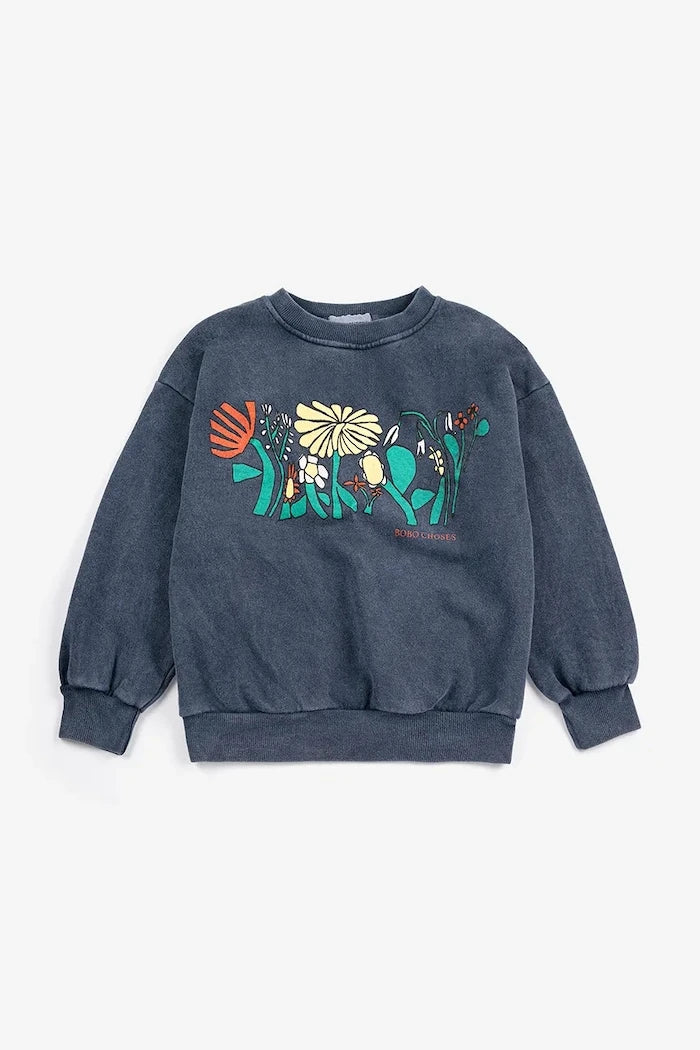 Bobo Choses Color Herbalist Çocuk Pamuklu Sweatshirt