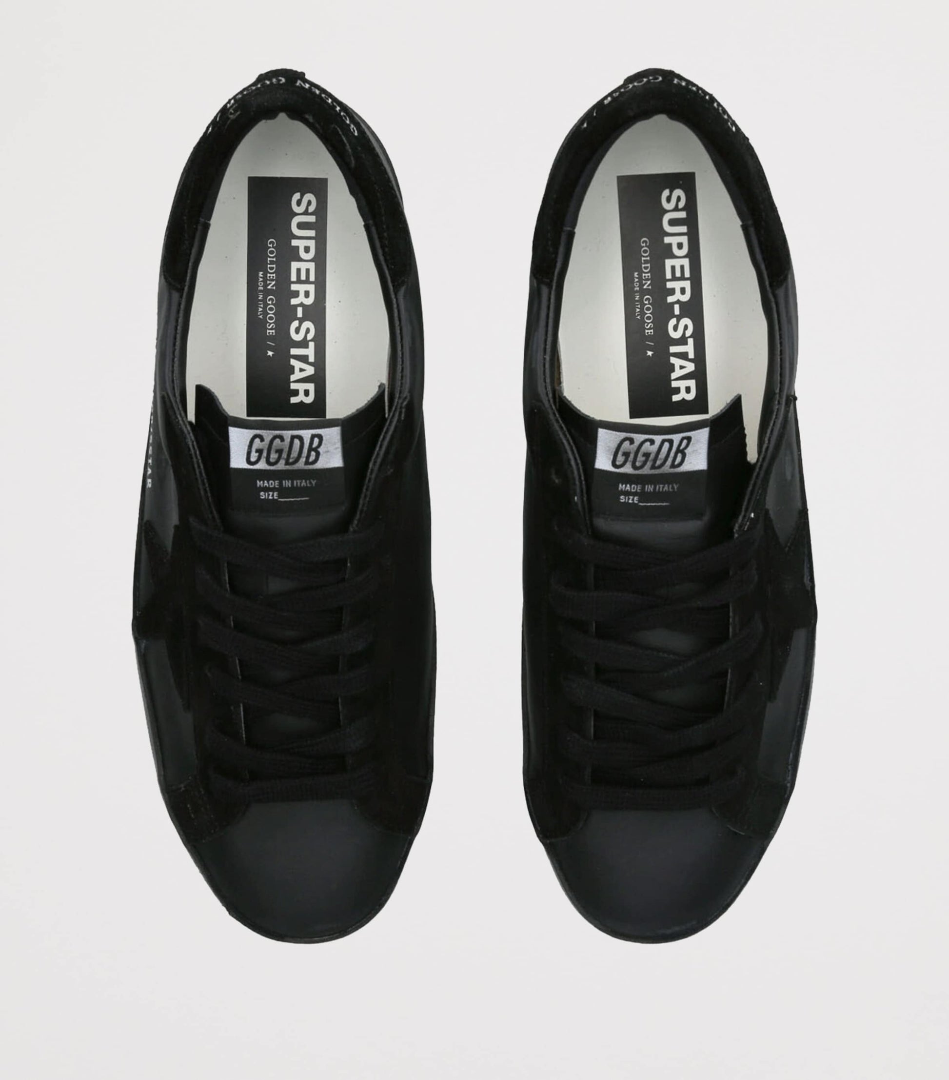 Leather-Suede Super-Star Sneakers