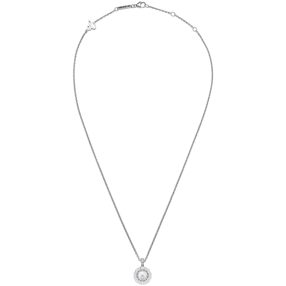 White Gold and Diamond Happy Diamonds Icons Joaillerie Necklace