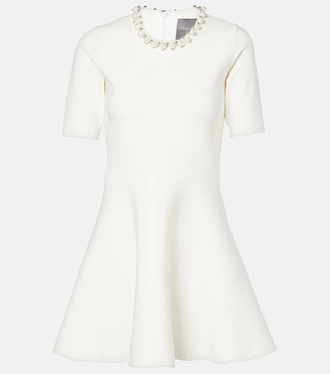 Monique Lhuillier - Embellished knitted minidress