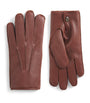 DENTS Leather Fur-Lined Lumley Gloves