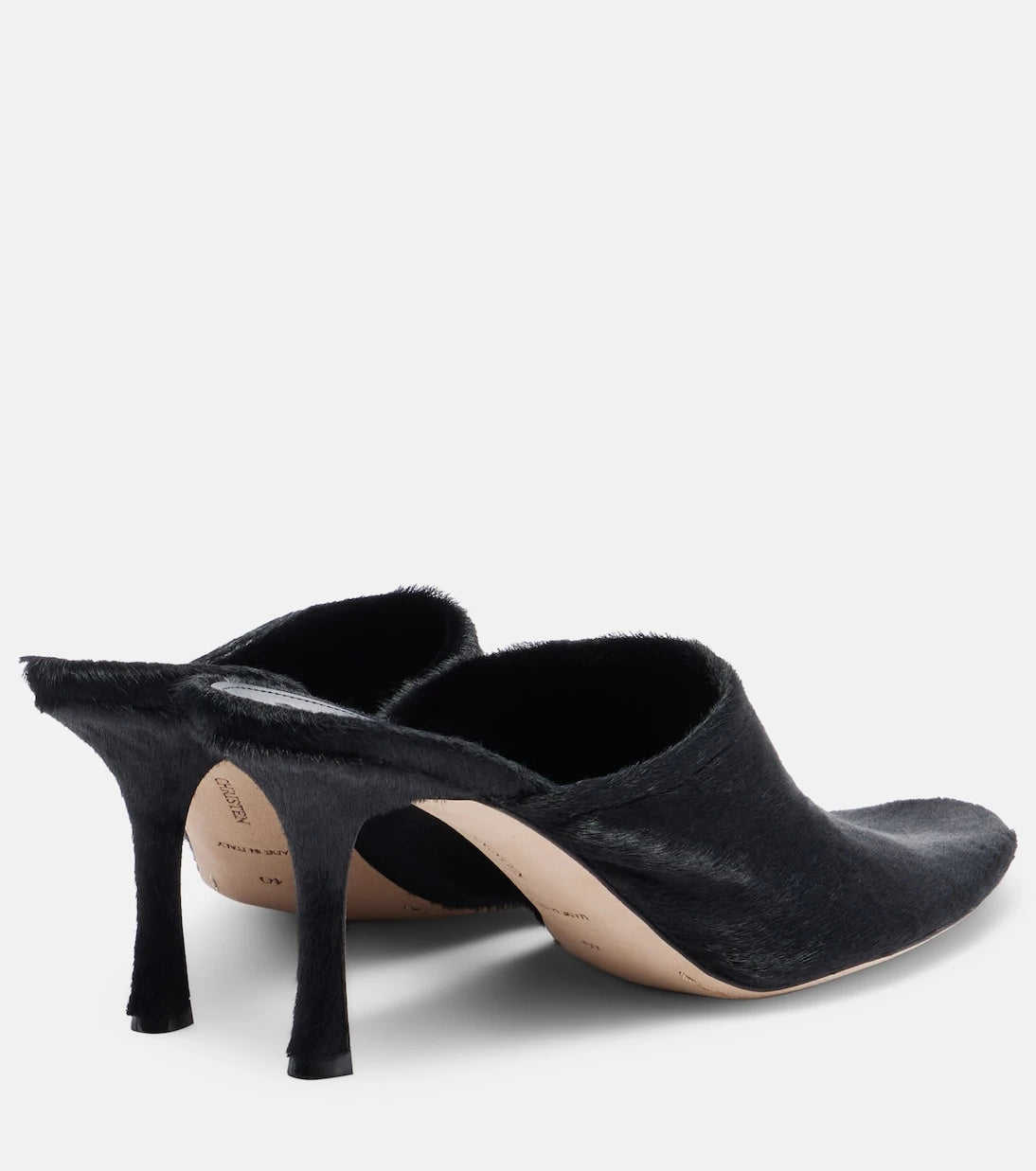 Christen - Elipse 75 calf hair mules