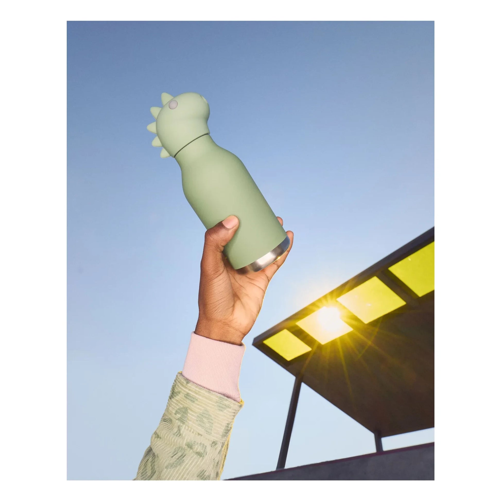 Asobu - Dinosaur stainless steel water bottle | Green