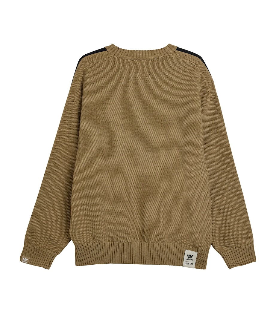Beige x Song For The Mute Cotton Flower Sweater