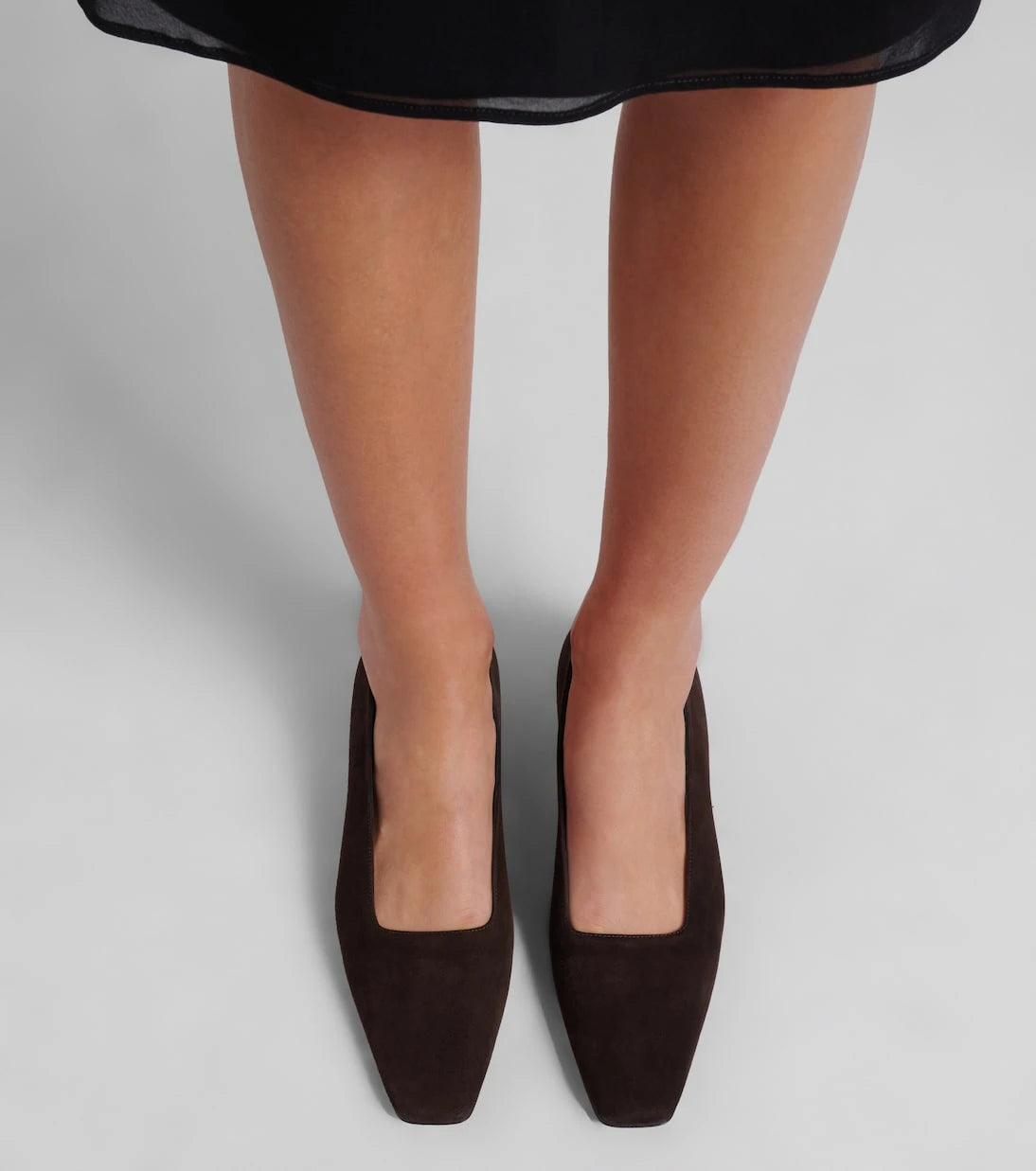 The Row - June suede wedges