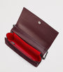 Red Paloma Leather Clutch Bag