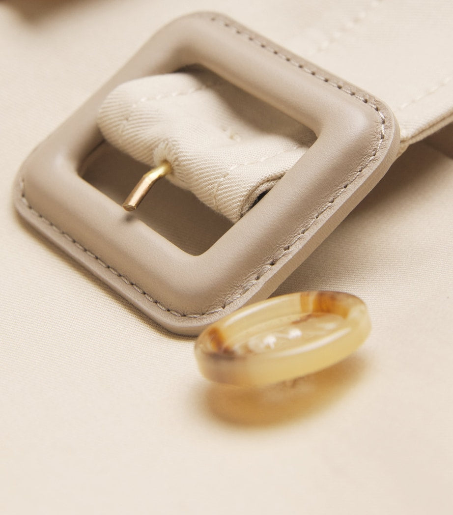 Max Mara Beige Cotton Cape Jacket