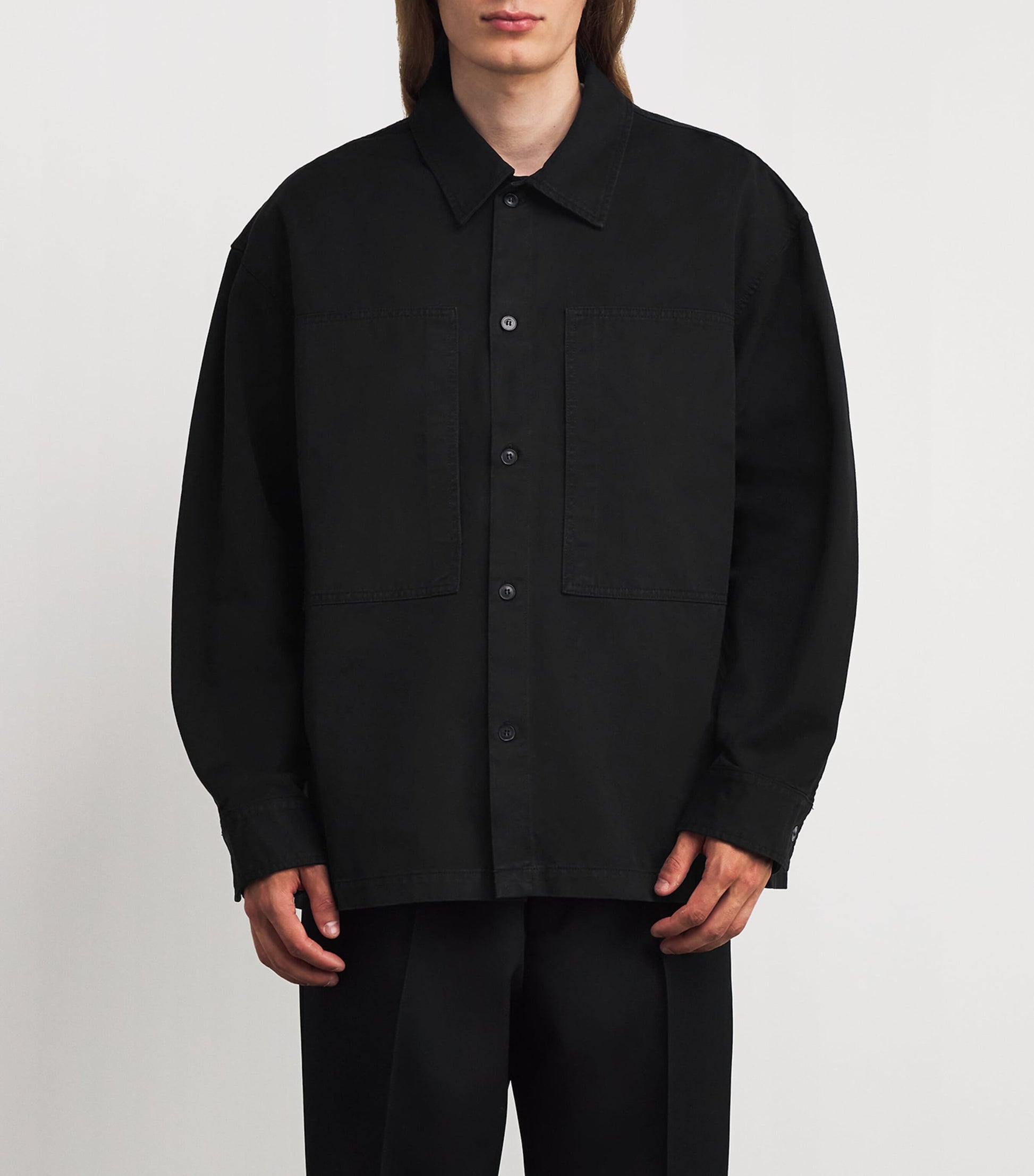 Black Cotton Rhode Overshirt