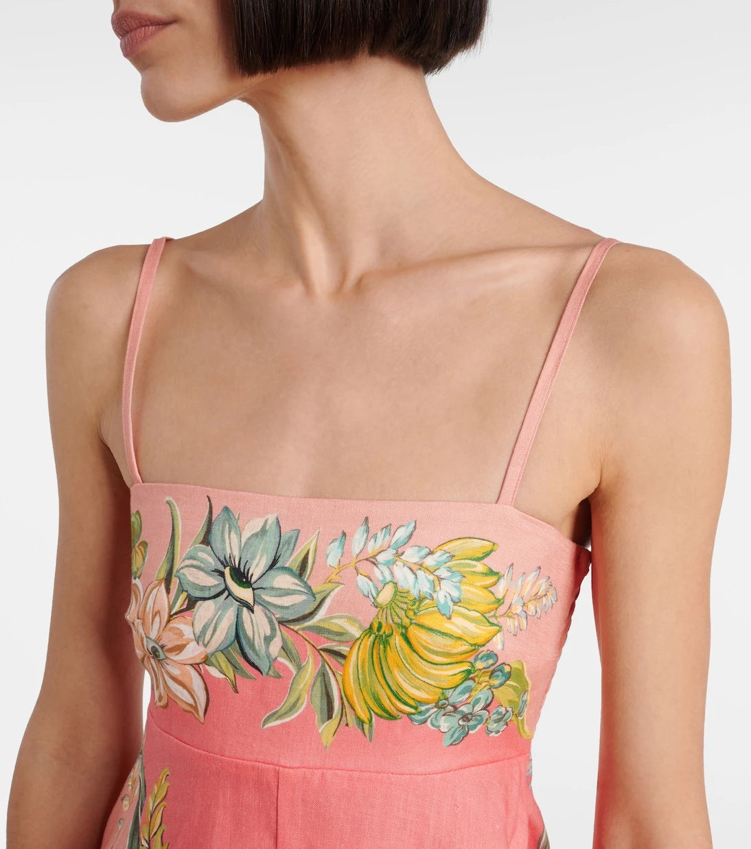Alémais - Anika floral linen maxi dress