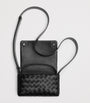Mini Leather Intrecciato Flap Cross-Body Bag