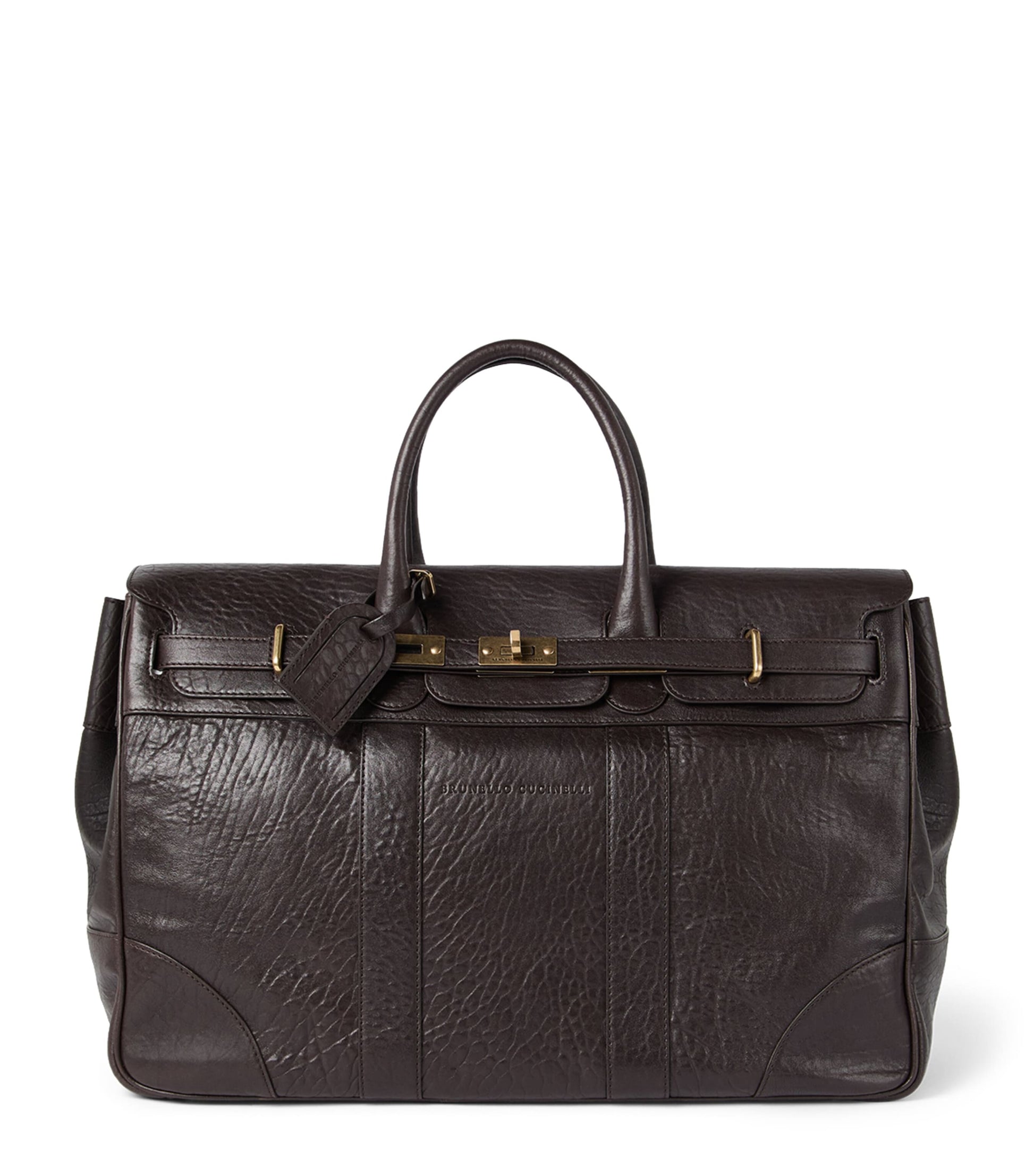 Brunello Cucinelli Leather Travel Bag