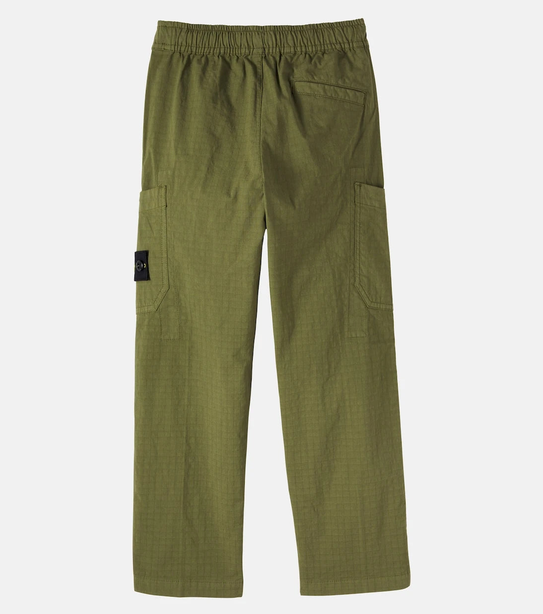 Stone Island Junior - بنطال كارجو من مزيج القطن بشعار البوصلة
