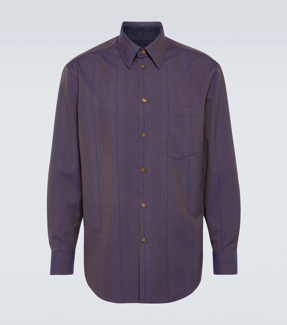 Burberry - Striped wool shirt