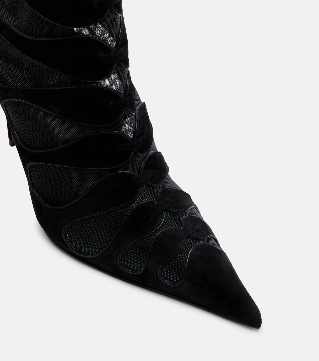 Christian Louboutin - حذاء سيرك ماكس بوتا ألتا 100 طويل يصل للركبة