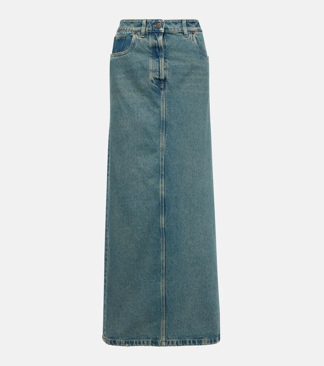 Prada - Denim maxi skirt