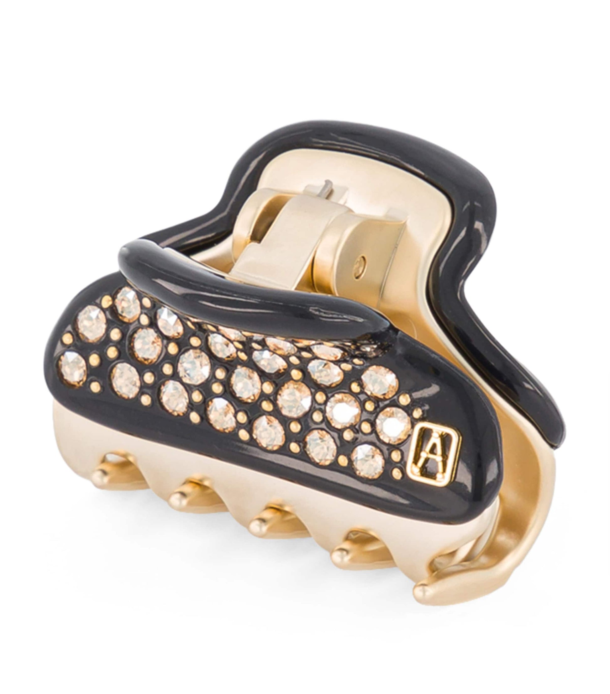 Alexandre de Paris Gold-Plated Crystal-Embellished Claw Hair Clip