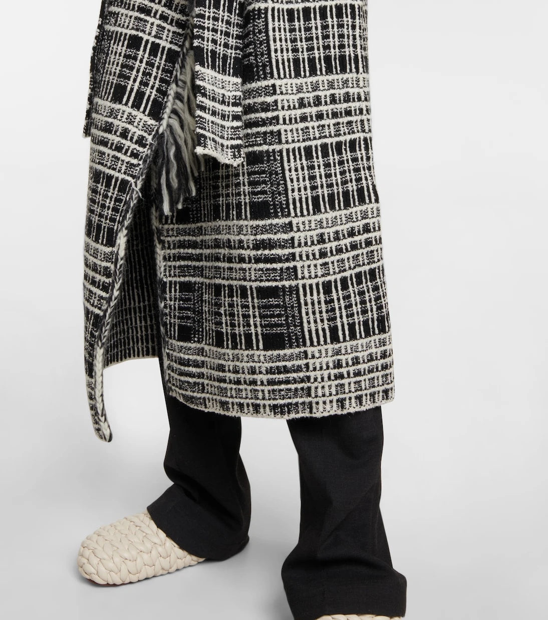 Dorothee Schumacher - Checked Comfort wool-blend cardigan