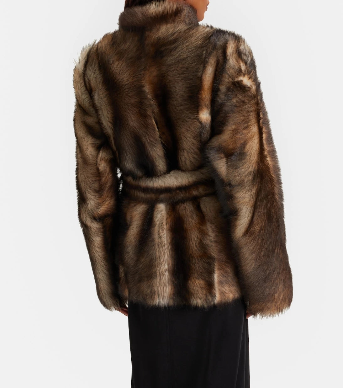 Nour Hammour - Elsa shearling wrap jacket