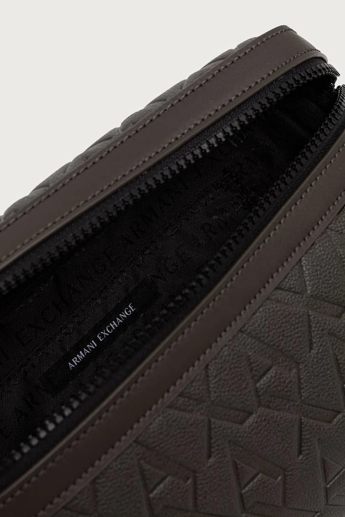 Armani Exchange erkek suni deri bel çantası